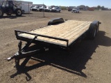 2017 Top Line Flatbed Dovetail Trailer