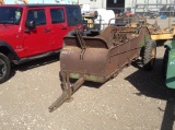 Single Axle Drop Pin Manure Spreader (Brown)