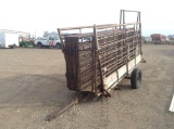 Live Stock Panel Trailer