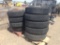 (9) 22.5 Semi Tires w/Rims