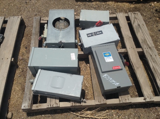 (6) Small Electrical/Breaker Boxes