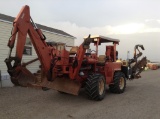 8020 Turbo Ditch Witch Combo Trench plow Backhoe
