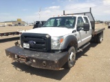 2012 Ford F-550 Quad Cab Flatbed Dually