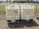 (2) 250 Gallon Poly Tanks