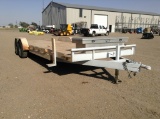 22' Steel Bed Trailer 9000 LBS Warn Wench