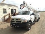 2012 Dodge Ram 5500 Single Cab Bucket Truck