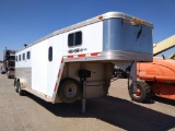 2000 Featherlite 3 Slant Livestock Trailer