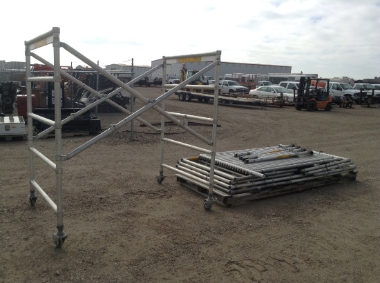 Up Right Aluminum Scaffolding w/ 5'x7'x6' Base