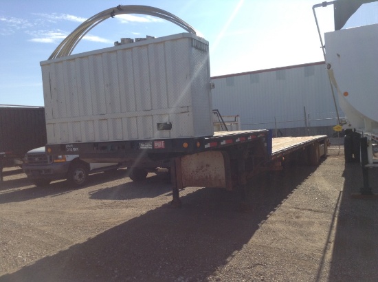 1995 Talbert Step Deck Flatbed Trailer