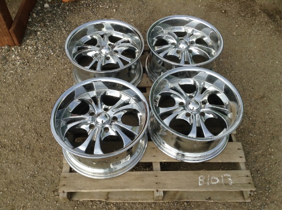 Set of 4 Boss Motor sport Chrome Rims