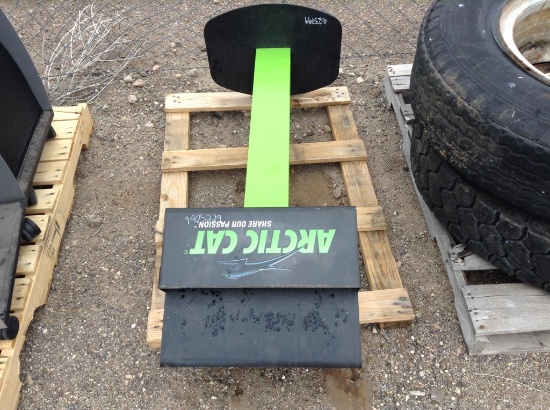 Arctic Cat literature stand