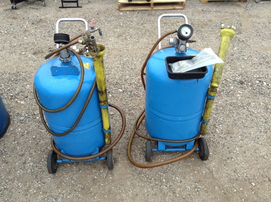 2 blue liquidynamics oil changers