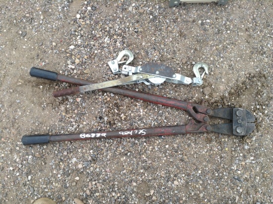 Bolt Cutters and Come-A-Long