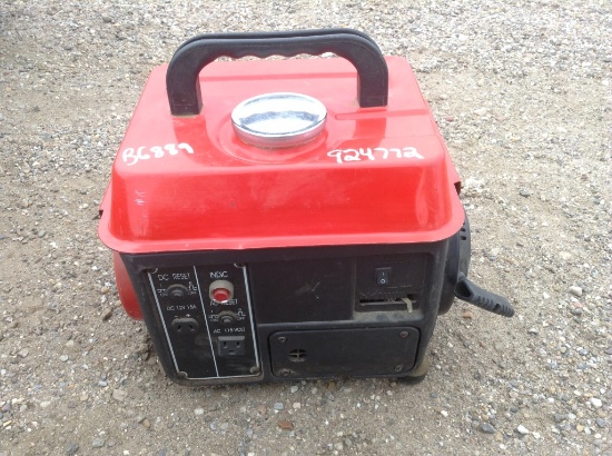 Portable Red Gasoline Generator