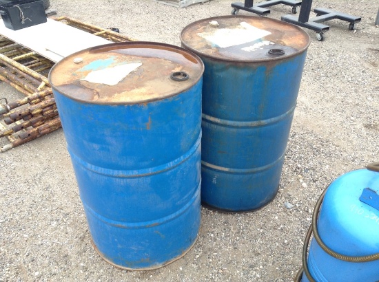2- Metal 55 Gallon Drums