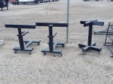 3 outboard motor display stands