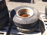 (2) 10.00-20 Semi Tires