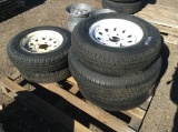 3-ST175/80D13 Tires and Wheels-Used