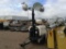 Atlas Copco V4 Light Tower Engine Type: 2 Cylinder , Fuel Type: D , Meter Reads: 4375 , S/N: WUX9044