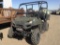 2009 Polaris 2 Seat RTV Engine Type: 2 Cylinder , Fuel Type: G , Transmission: Automatic , Color: Gr