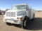 2002 International 4700 S/A Compressor Truck 12' Utility Bed, Pintle Hitch, Underbody Air Compressor