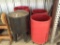 (4) Rolling Ice Tubs