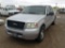 2004 Ford F-150 Pickup Truck RWD V8, 4.6L , Fuel Type: G , Transmission: A4 , Color: Silver , ODO Re