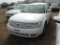 2008 Ford Taurus Sedan Car FWD V6, 3.5L , Fuel Type: G , Transmission: A6 , Color: White , ODO Reads