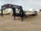 2015 Load Max Flatbed Trailer Wood Deck, Torque Tube, Electric Over Hydraulic Disc Brakes, Dual Hydr