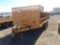 1982 Homemade Block Trailer , Length: 16' , Tandem , Pintle Hook , Color: Yellow , Asset #: R144 , V
