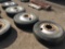 4 Semi Tires on Rims 11R 24.5