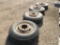 4 Semi Tires on Rims 10.00-20