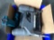 Box of Assorted Nail Guns and Staplers