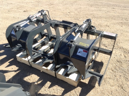 New Stout HD72-8 Brush Grapple w/Skidsteer Quick Connect