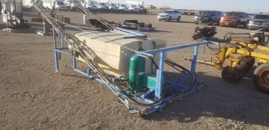Truck Bed Spray Rig w/ Poly Tank Blue