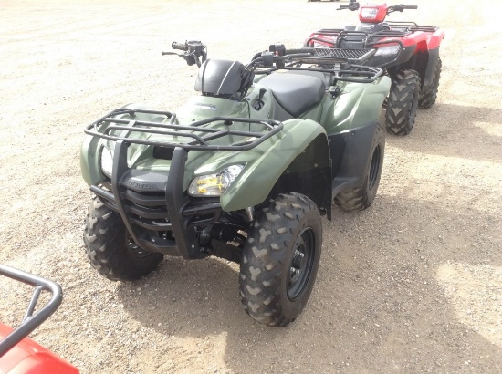 2013 Honda TRX420FED Fourtrax Rancher ATV Engine Type: 420 , Fuel Type: G , Transmission: Automatic