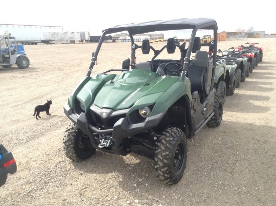 2016 Yamaha YXM70VDXG Viking 3 Seat RTV , Fuel Type: G , Color: Green , ODO Reads: 274 , VIN: 5Y4AMC