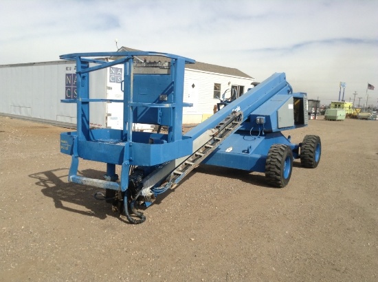 Grove 60' Boom Lift Engine Type: 4 Cylinder , Fuel Type: G , Transmission Type: Variable Speed , Met