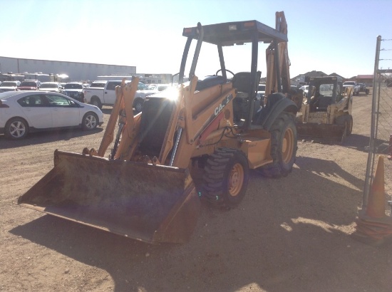 Case 580 M Series 2 Loader/Backhoe Has Hours on 2 Meters 1 Meter Reads 548hrs, and the Other Reads 2