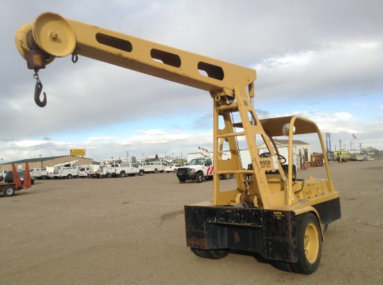 Hyster Crane Starts and Dies Fuel is Varnished Engine Type: 4 Cylinder , Fuel Type: G , Transmission