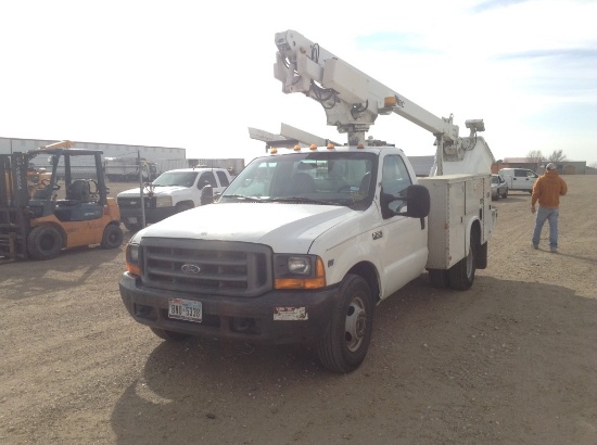 1999 Ford F-350 Service Bucket Truck RWD Triton V10 , Fuel Type: G , Transmission: Automatic , Color