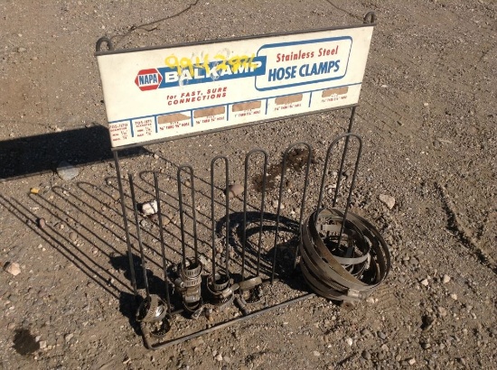 Hose Clamp Display Rack