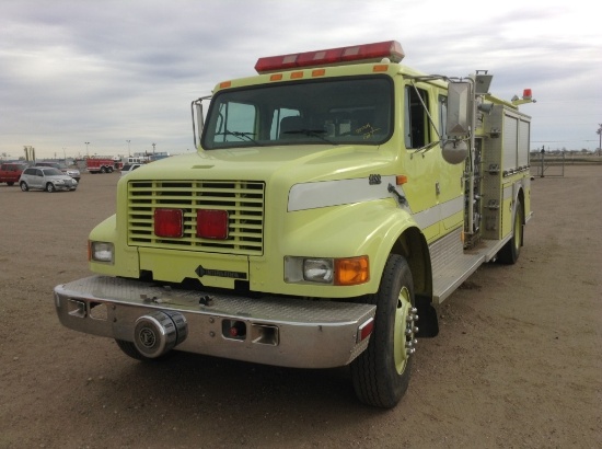 1996 International 4900 Fire Truck HRS: 7512 4x2 6 Cylinder , Transmission: Automatic , Color: Yello
