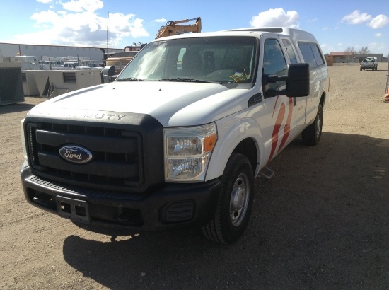 2011 Ford F-250 Super Duty Truck 4X2 V8, 6.2L , Fuel Type: F , Transmission: A6 , Color: White , ODO