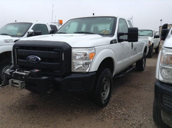 2012 Ford F-250 Super Duty Truck 4X4 V8, 6.2L , Fuel Type: F , Transmission: A6 , Color: White , ODO