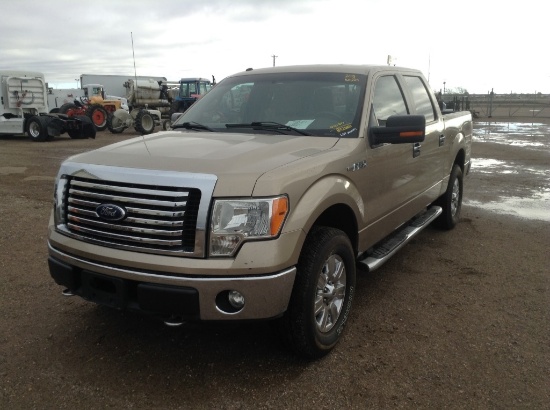 2012 Ford F-150 F-150 Truck 4X4 V8, 5.0L , Fuel Type: F , Transmission: A6 , Color: Tan , ODO Reads: