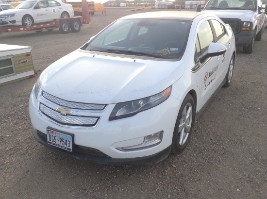 2012 Chevrolet Volt Hatchback Car FWD I4, 1.4L , Fuel Type: I , Transmission: A1 , Color: White , OD