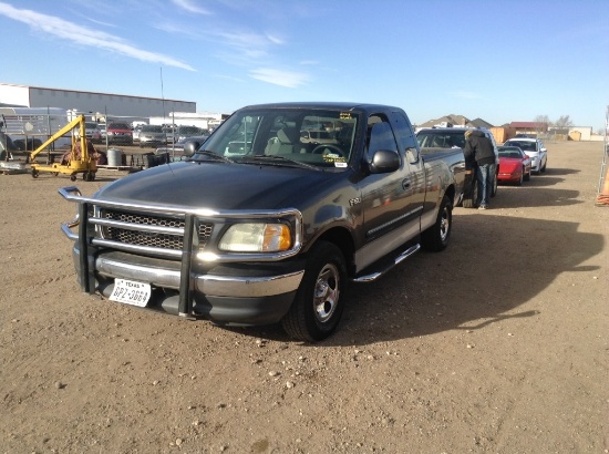 2003 Ford F-150 Pickup Truck RWD V6, 4.2L , Fuel Type: G , Transmission: 0 , Color: Gray , ODO Reads