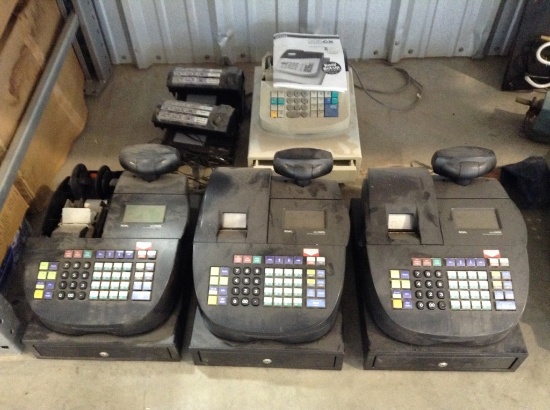(4) Electronic Registers, (2) Counterfeit Det.