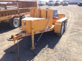 2004 Homemade Miller Welder on Trailer , Length: 8' , Tandem , Pintle Hook , Color: Yellow , Asset #